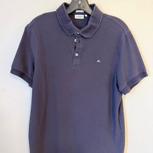 J.Lindeberg Men's Classic Navy Polo size M